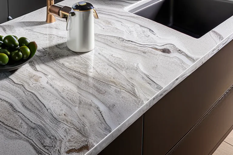 Cleaning coffee, wine and oil stains from white quartz kitchen worktop